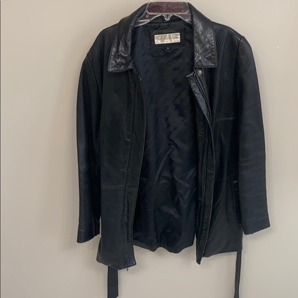 Jones New York Genuine Leather Jacket - Picture 1 of 6